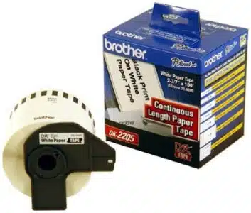 Brother DK2205 Blanco Etiqueta para impresora autoadhesiva - Imagen 2