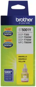 Brother BT5001Y cartucho de tinta 1 pieza(s) Original Extra (Súper) alto rendimiento Amarillo