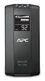 No-Break APC - 700 VA, 420 W, 12 h, Negro, Hogar y Oficina BR700G