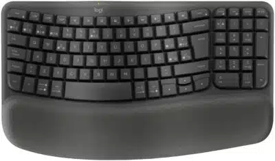 Logitech Wave Keys for Business teclado Oficina RF inalámbrico + bluetooth QWERTY Español Grafito - Imagen 4