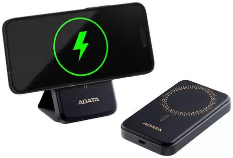 ADATA PR050-11BK batería externa Polímero de litio 5000 mAh Cargador inalámbrico Negro
