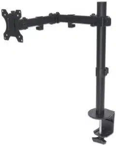 Manhattan Soporte para un monitor, de escritorio, movimiento de brazos de doble articulación