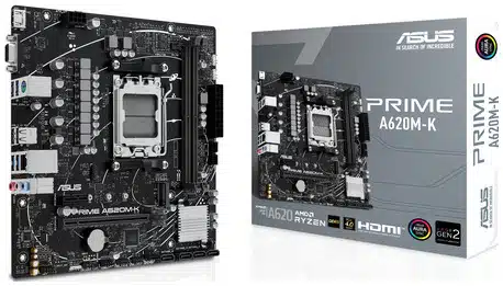 ASUS PRIME A620M-K AMD A620 Enchufe AM5 Micro ATX