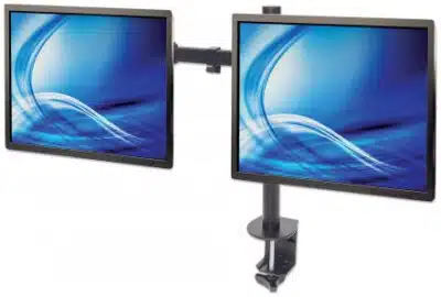 Manhattan Soporte universal para 2 monitores con brazos de doble articulación - Imagen 4