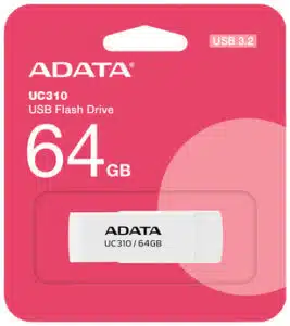 ADATA UC310 unidad flash USB 64 GB USB tipo A 3.2 Gen 1 (3.1 Gen 1) Blanco