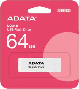 ADATA UC310 unidad flash USB 64 GB USB tipo A 3.2 Gen 1 (3.1 Gen 1) Blanco - Imagen 2
