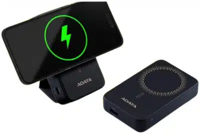 ADATA PR100-12BK batería externa Polímero de litio 10000 mAh Cargador inalámbrico Negro - Imagen 2