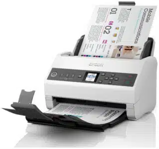 Epson DS-730N Escáner alimentado con hojas 600 x 600 DPI A4 Negro, Gris - Imagen 2