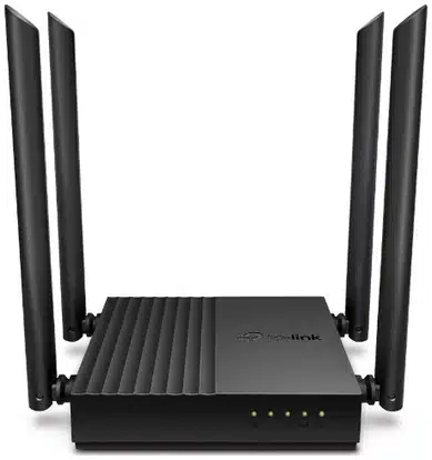 91985490_1231584688-4 TP-Link Archer C64 router inalámbrico Gigabit Ethernet Doble banda (2,4 GHz / 5 GHz) Negro - Imagen 1