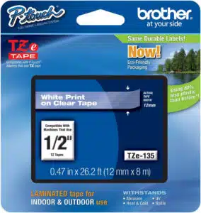 Brother TZeS135 cinta para impresora de etiquetas TZ - Imagen 2