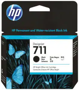 HP Cartucho de tinta DesignJet 711 de 80 ml negro