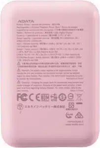 ADATA C100 Polímero de litio 10000 mAh Rosa - Imagen 3