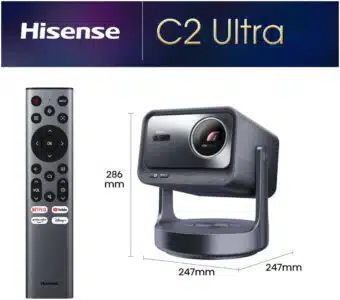 Hisense C2-ULTRA Proyector de corto alcance DLP UHD 4K (3840x2160) Negro - Imagen 3