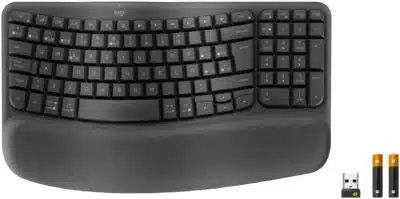 Logitech Wave Keys for Business teclado Oficina RF inalámbrico + bluetooth QWERTY Español Grafito - Imagen 3