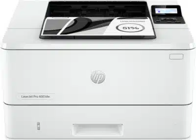 HP LaserJet Pro 4003dw Conexiones inalámbricas Blanco y negro Impresora, Duplex - Imagen 5