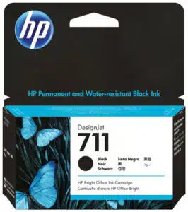 HP Cartucho de tinta DesignJet 711 de 38 ml negro