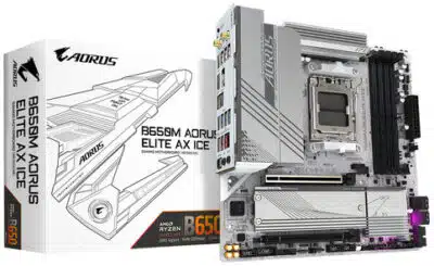 GIGABYTE B650M AORUS ELITE AX ICE placa base AMD B650 Enchufe AM5 Micro ATX