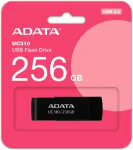 ADATA UC310 unidad flash USB 256 GB USB tipo A 3.2 Gen 1 (3.1 Gen 1) Negro - Imagen 2