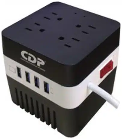 img_28517513_medium_1480590669_8957_21337-4 CDP RU AVR 604 regulador de voltaje 4 salidas AC 120 V Negro, Blanco - Imagen 1