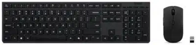 Lenovo 4X31R64337 teclado Ratón incluido Oficina RF inalámbrico + bluetooth Español Negro