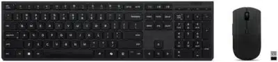 Lenovo 4X31R64337 teclado Ratón incluido Oficina RF inalámbrico + bluetooth Español Negro - Imagen 2