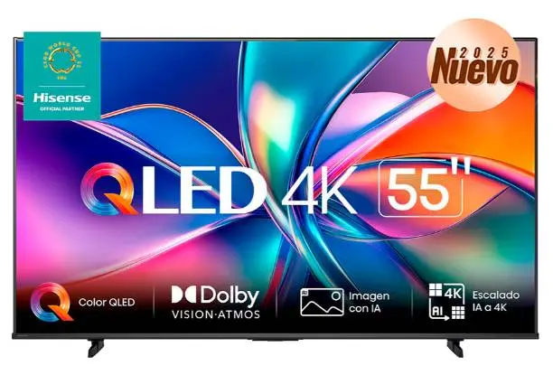 PANHSE1960_full Hisense 55QD6QV Televisiones 55 pulgadas 3840 x 2160 Pixeles - Imagen 1