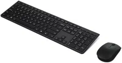 Lenovo 4X31R64337 teclado Ratón incluido Oficina RF inalámbrico + bluetooth Español Negro - Imagen 4