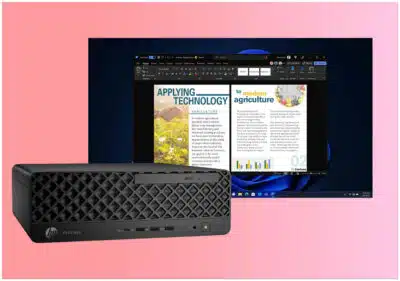 HP ProDesk 4 SFF G1i Desktop AI PC Intel Core Ultra 7 265 16 GB DDR5-SDRAM 512 GB SSD Windows 11 Pro Negro - Imagen 5