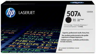 HP Cartucho original de tóner negro 507A LaserJet