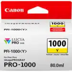 Canon PFI-1000 cartucho de tinta 1 pieza(s) Original Amarillo