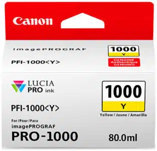 Canon PFI-1000 cartucho de tinta 1 pieza(s) Original Amarillo - Imagen 2