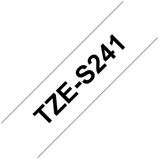 19ae40991b65579bcdb58c206871c289af9511f9-3 Brother TZE-S241 cinta para impresora de etiquetas Negro sobre blanco TZ - Imagen 1
