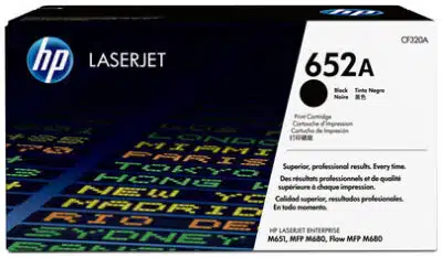 HP Cartucho de tóner original 652A LaserJet negro