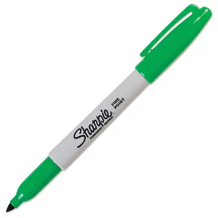 30004-SANFORD_zoom Marcador Sanford 30004 Sharpie Fino Verde Permanente C/12 30004 SANFORD - Imagen 1