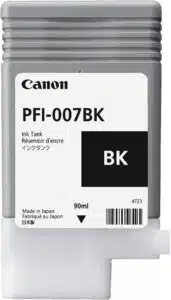 Canon PFI-007BK cartucho de tinta Original Rendimiento estándar Negro