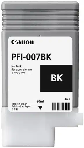 38026927_1819059816-4 Canon PFI-007BK cartucho de tinta Original Rendimiento estándar Negro - Imagen 1