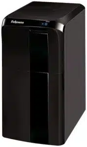 Fellowes Automax 350C trituradora de papel Trituración cruzada 22.9 cm Negro