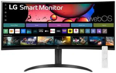 LG 34SR65QC-B monitor de computadora 86.4 cm (34") 3440 x 1440 Pixeles Wide Quad HD LED Negro
