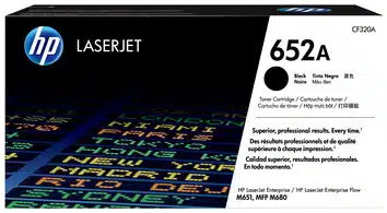 HP Cartucho de tóner original 652A LaserJet negro