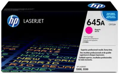HP Cartucho original de tóner magenta 645A LaserJet