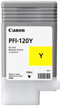 7c836f40e085b9dbe3ad7a0aa3c0b90c6c8d5de1-3 Canon PFI-120Y cartucho de tinta 1 pieza(s) Original Amarillo - Imagen 1