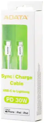 ADATA AMFICPL-1M-CWH cable Lightning Blanco