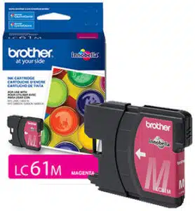 Brother LC61M cartucho de tinta 1 pieza(s) Original Rendimiento estándar Magenta