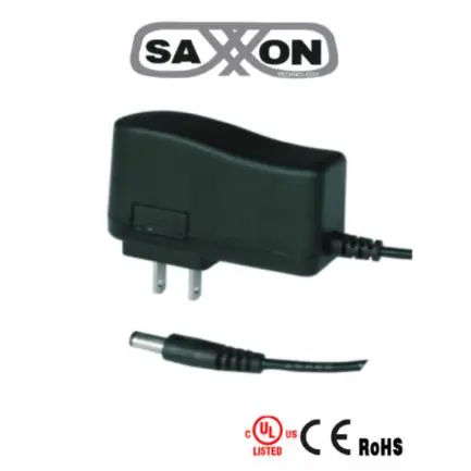 Fuente de Poder Saxxon Regulada 12Vcc 1 Amper Conector Macho Especial para Cámaras de CCTV/ Usos Múltiples DAHUA PSU1201-E