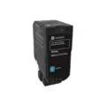 Tóner Lexmark CS725de Alto Rendimiento 12mil Páginas Color Cian 74C4HC0