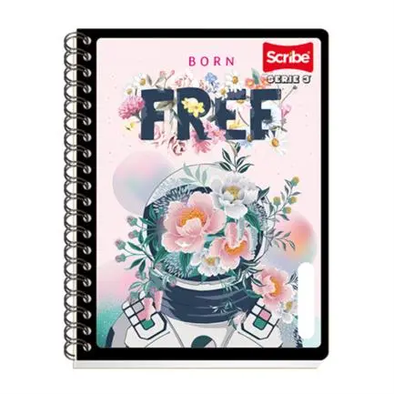 SCPCUAAB077_zoom Cuaderno Scribe Espiral Doble Profesional Serie III-D Raya 100 Hojas 0320 - Imagen 1