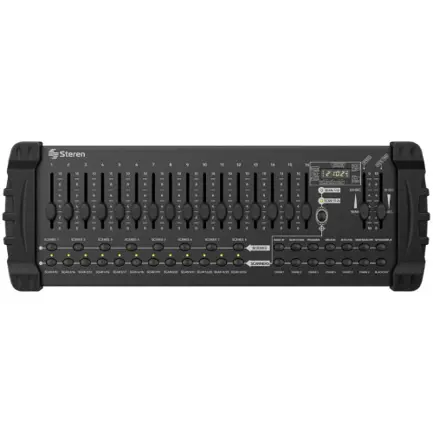 MEZCLADORA STEREN DE ILUMINACI?N DE 384D+16 CAN DMX-116