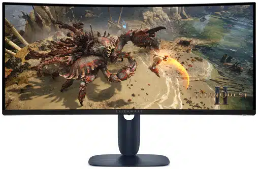 Alienware AW3425DWM monitor de computadora 86.4 cm (34") 3440 x 1440 Pixeles Wide Quad HD LCD Negro, Azul