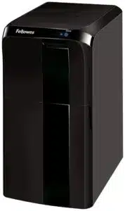 Fellowes Automax 350C trituradora de papel Trituración cruzada 22.9 cm Negro - Imagen 2