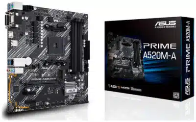 ASUS PRIME A520M-A II/CSM AMD A520 Enchufe AM4 Micro ATX